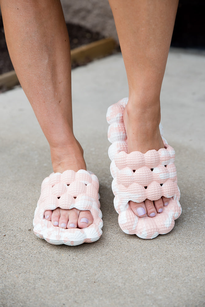 Bubble Cloud Sandals in Pink – Fashion Flare Boutique