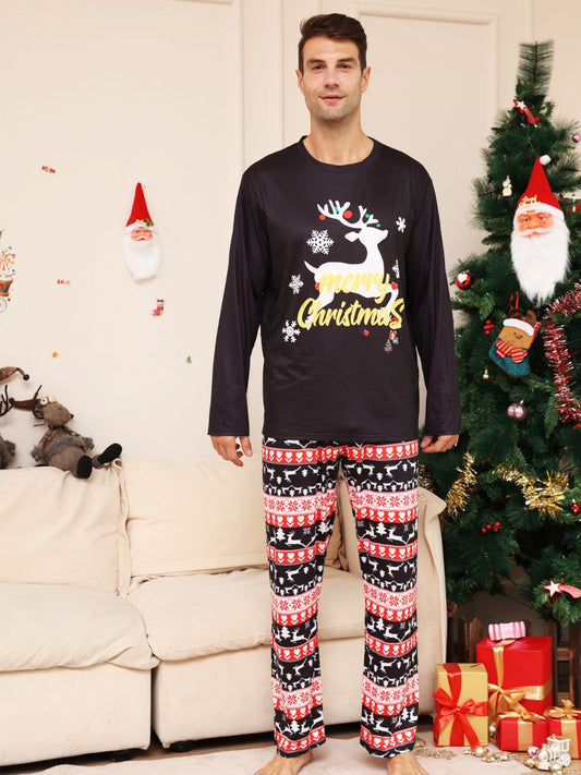 MERRY CHRISTMAS Graphic Top and Pants Set