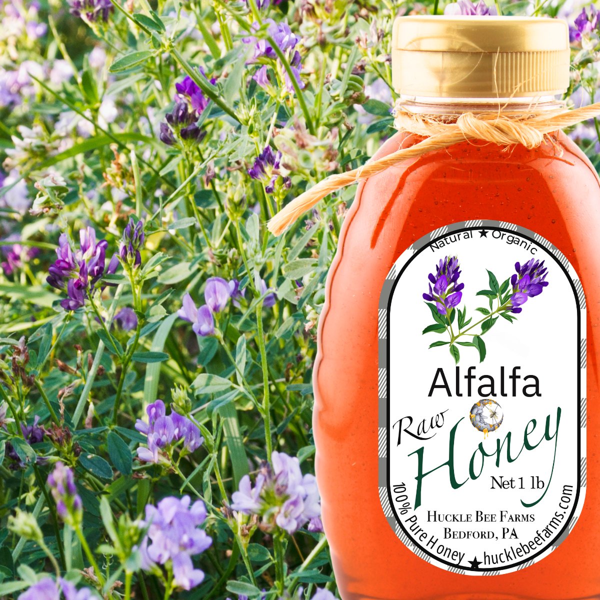 100% Pure Raw Alfalfa Honey