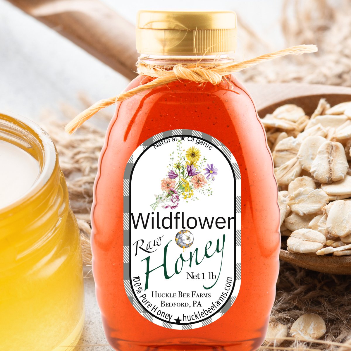 100% Pure Raw Wildflower Honey