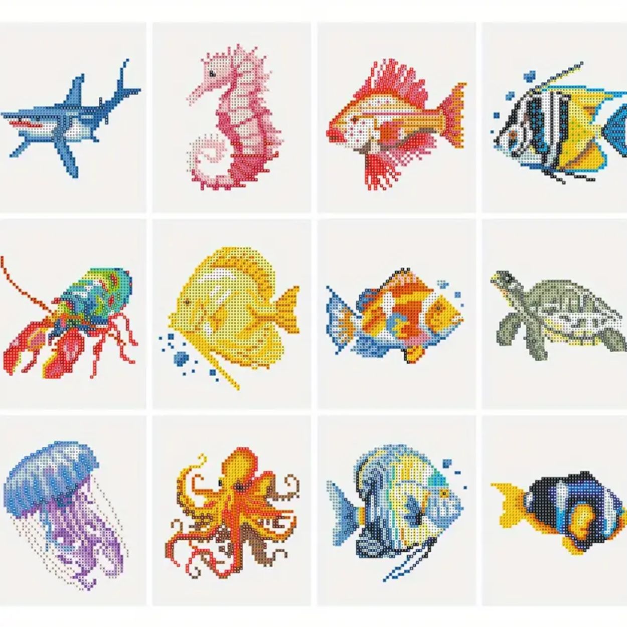 Sea Life Mini Diamond Painting Kits