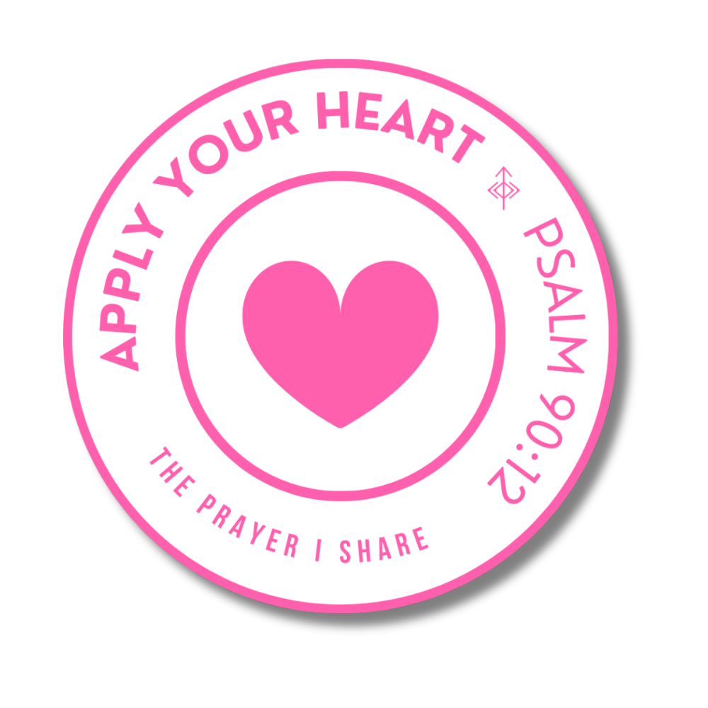 APPLY YOUR HEART Sticker