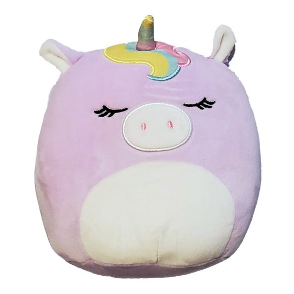 Squishmallows Melania the Unicorn with Rainbow Hair and Horn 7.5" Rare Edition Stuffed Plush