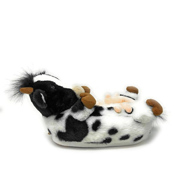 Howdy Cow - Kids' Cute Plush Animal Slippers