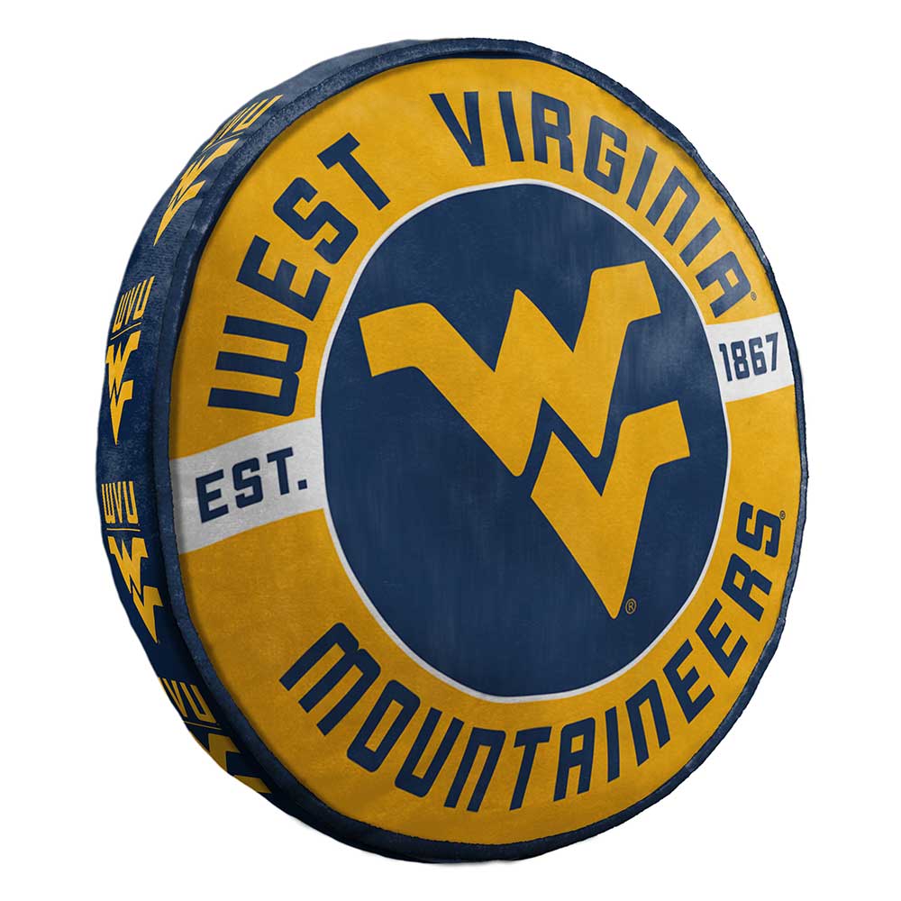 West Virginia Mountaineers Hokies 15" Cloud Pillow