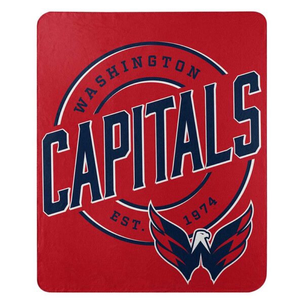 Washington Capitals NHL Campaign Fleece Throw Blanket