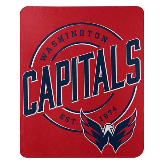 Washington Capitals NHL Campaign Fleece Throw Blanket