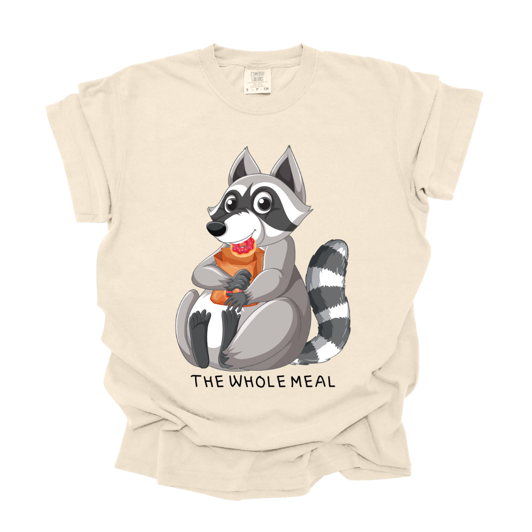 The Whole Meal Racoon Graphic Tee