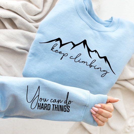 Keep Climbing Graphic Sweatshirt