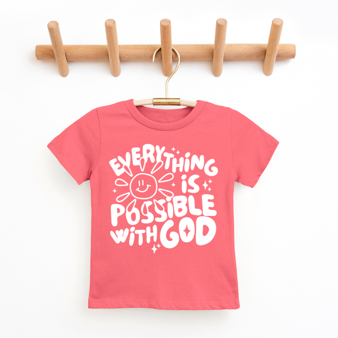 Everything Is Possible With God Youth & Toddler Graphic Tee