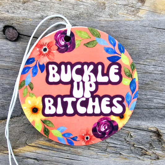 Buckle Up Re-Scentable Car Freshener