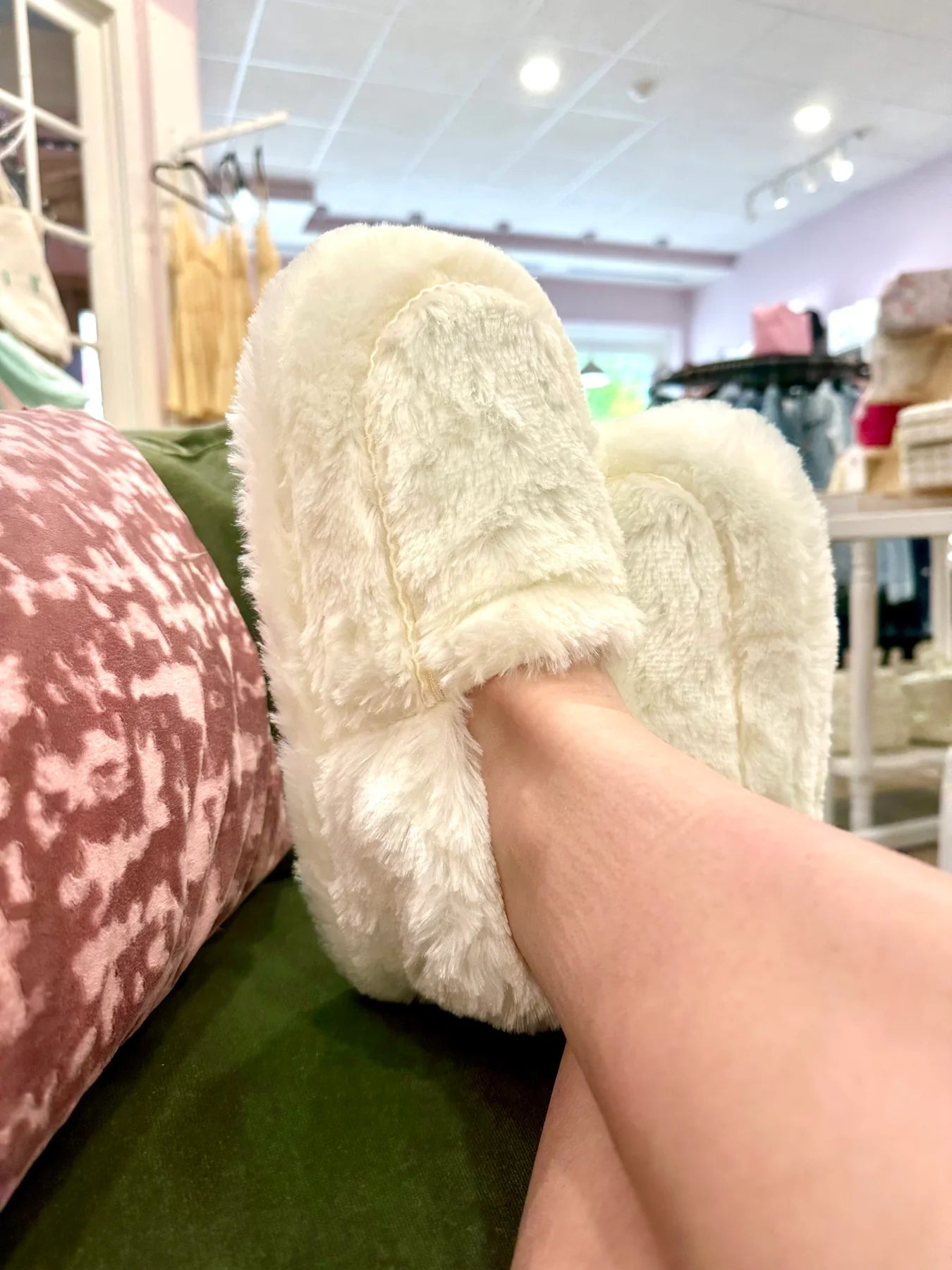 Heatable Cozy Lavender Slippers