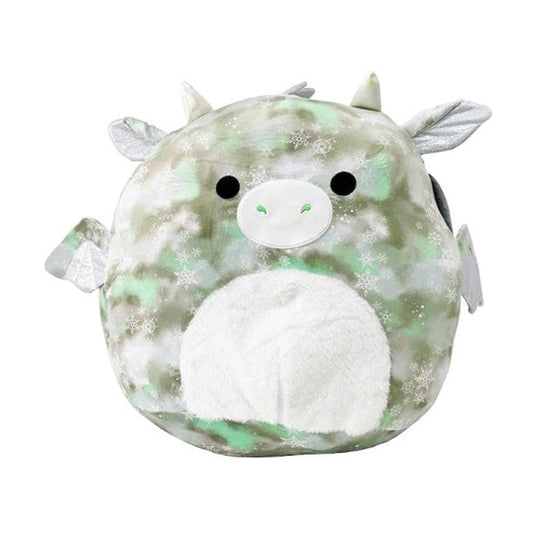 Squishmallows Will the Green Dragon with Snow Flake 14" Stuffed Plush