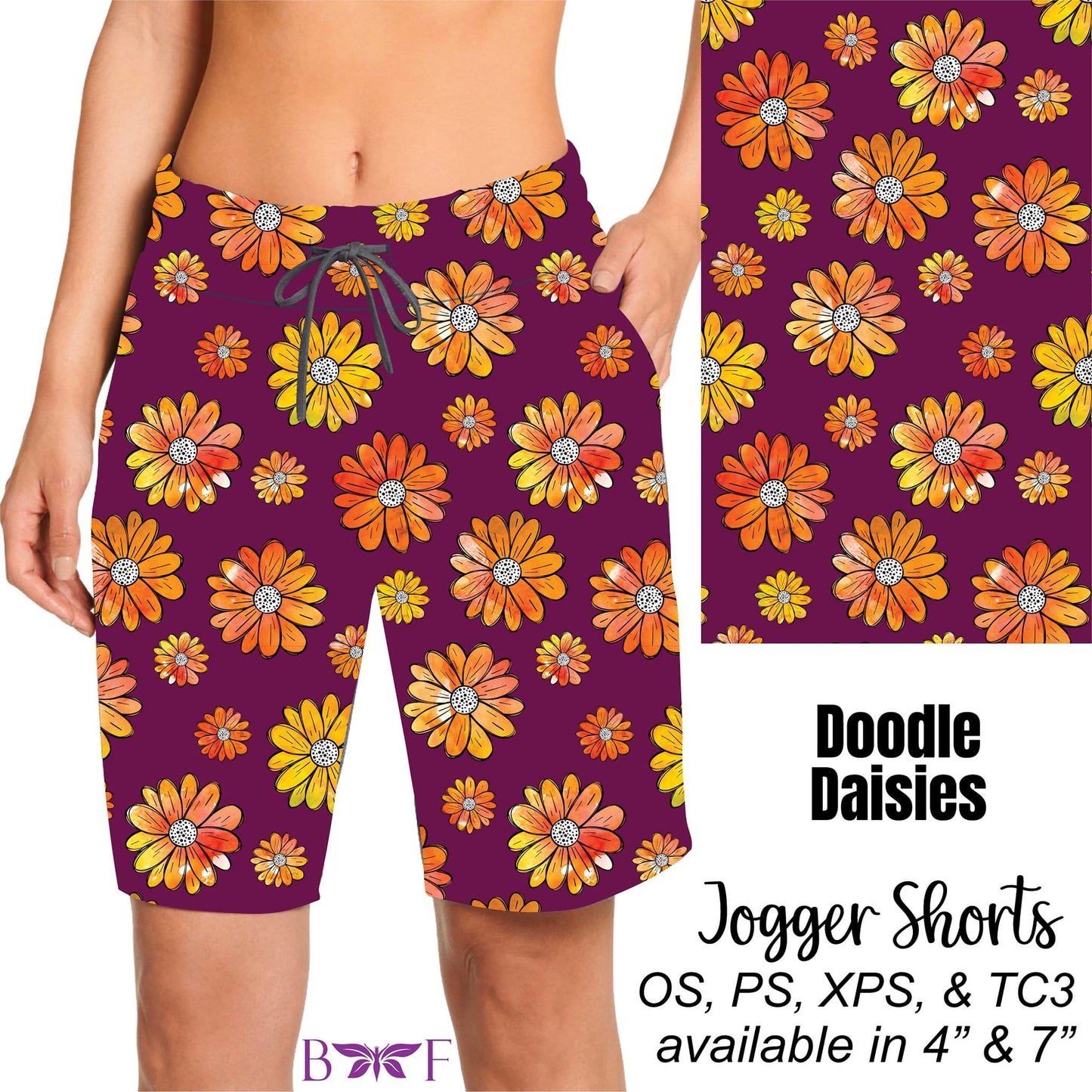 Doodle Daisies Leggings