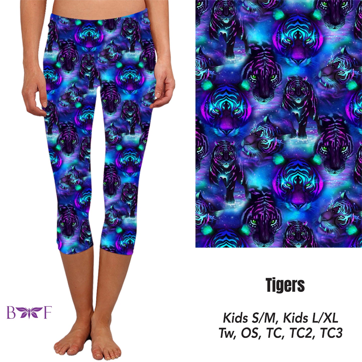 Tigers Leggings and Capris with pockets