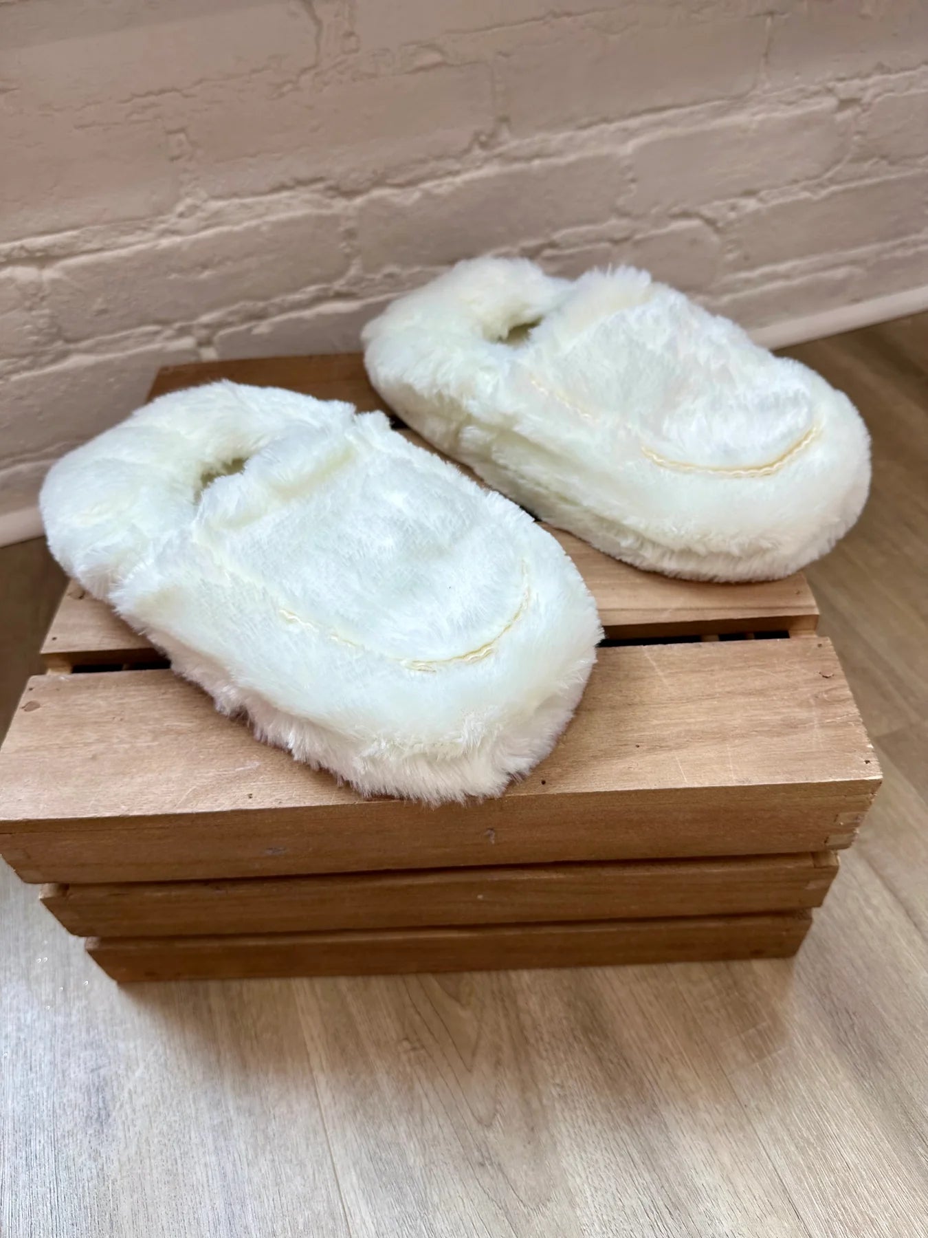 Heatable Cozy Lavender Slippers