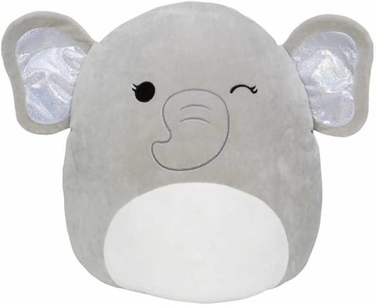 Squishmallows Mila the Elephant Winking Eye with Shimmer Ears 8" Stuffed Plush