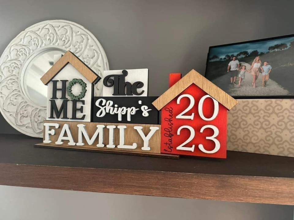 Custom Personalized House Sign (PREORDER- Arrives in 4-5 wks)