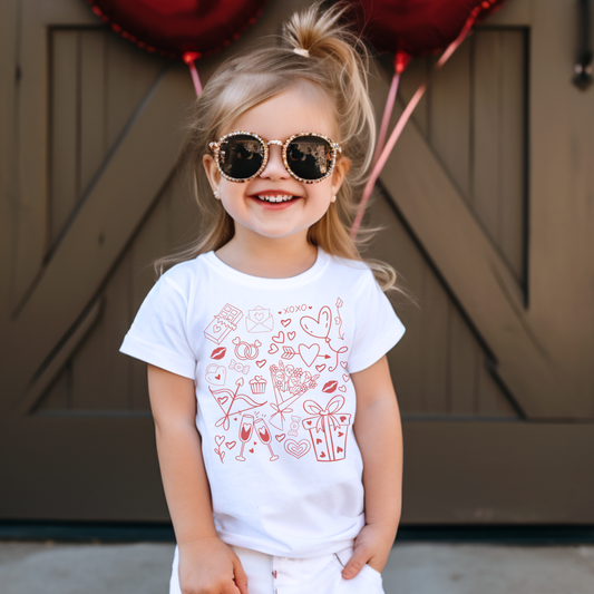 Vintage 90's Valentine Youth & Toddler Graphic Tee