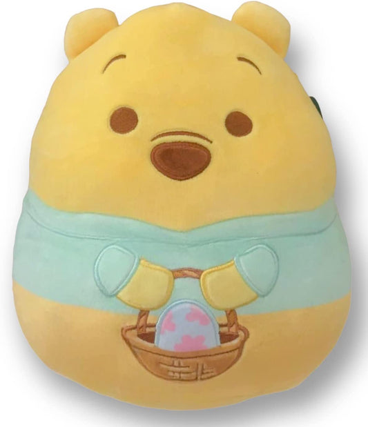 Squishmallows Winnie the Pooh Holding an Easter Basket 10" Disney 2023 Easter Collection Stuffed Plush