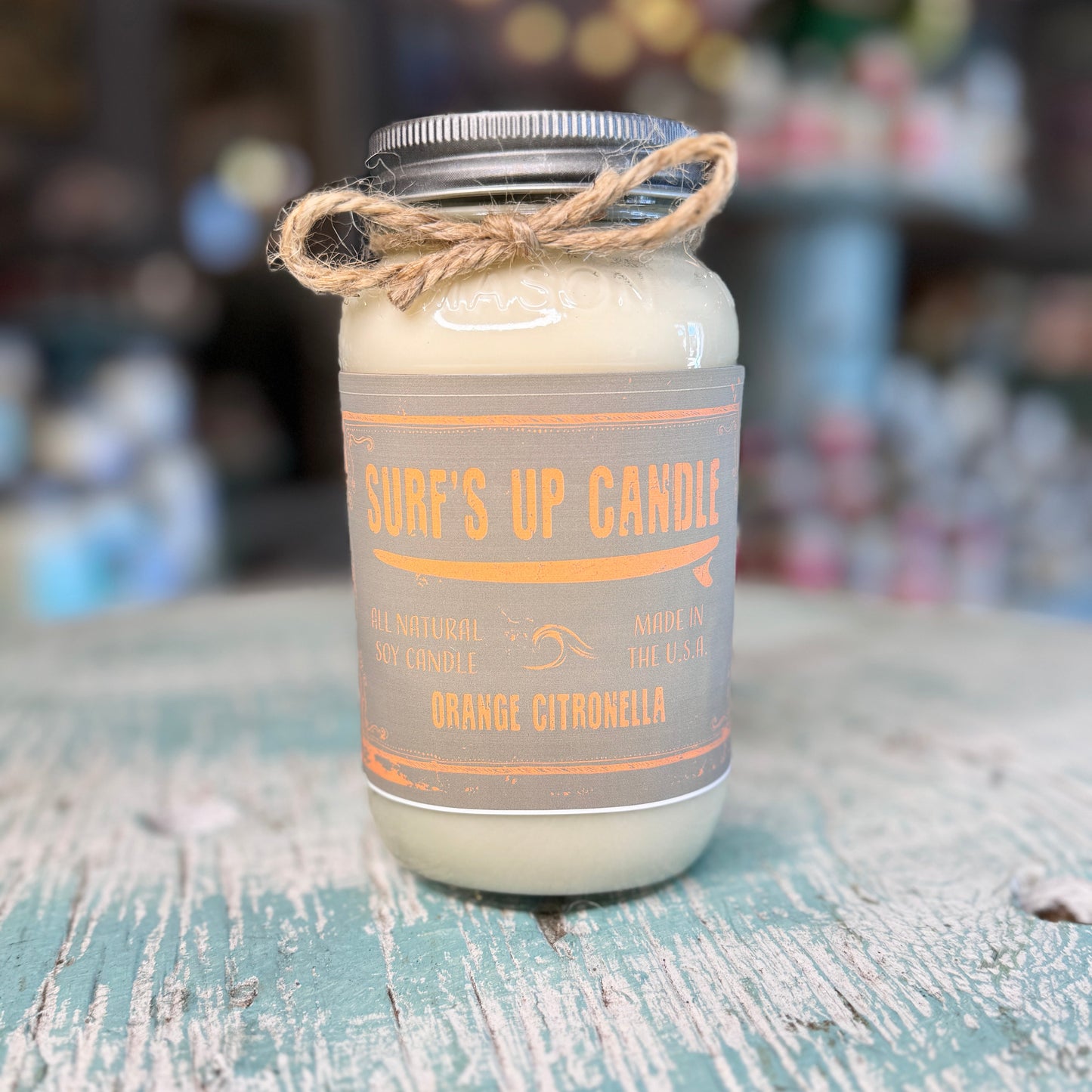 Orange Citronella Mason Jar Candle - Original Collection