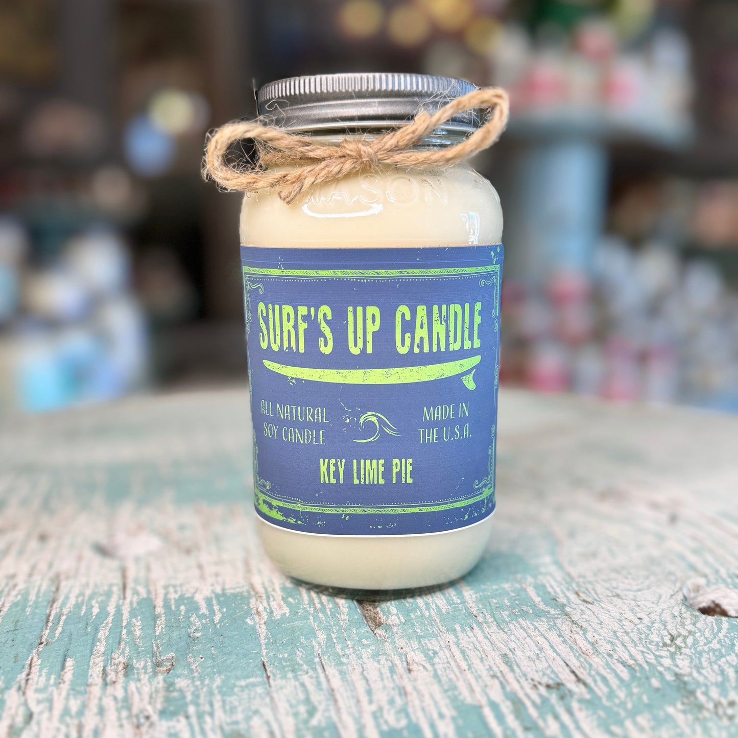 Key Lime Pie Mason Jar Candle- Original Collection