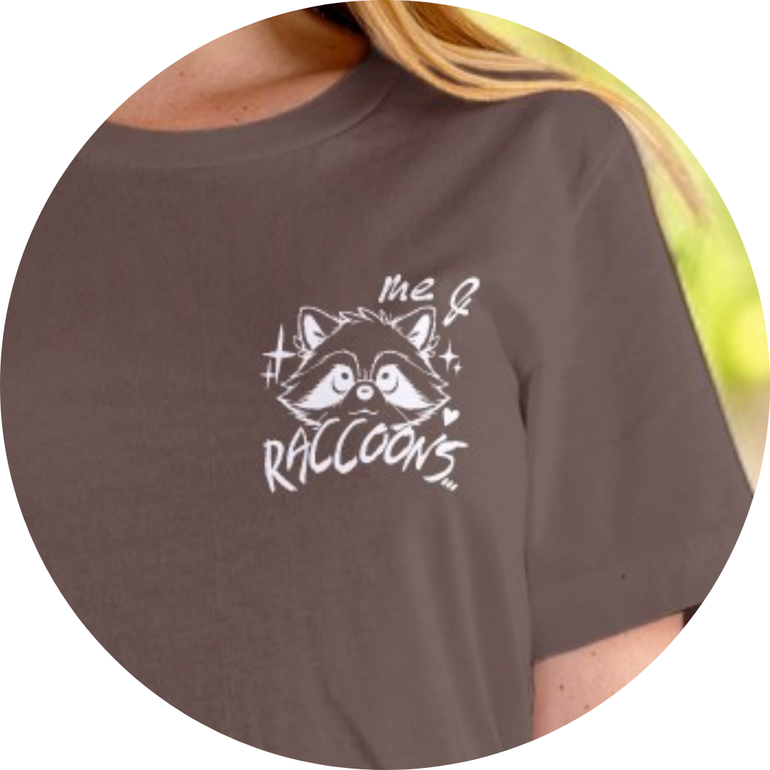 Me & Raccoons Graphic Tee