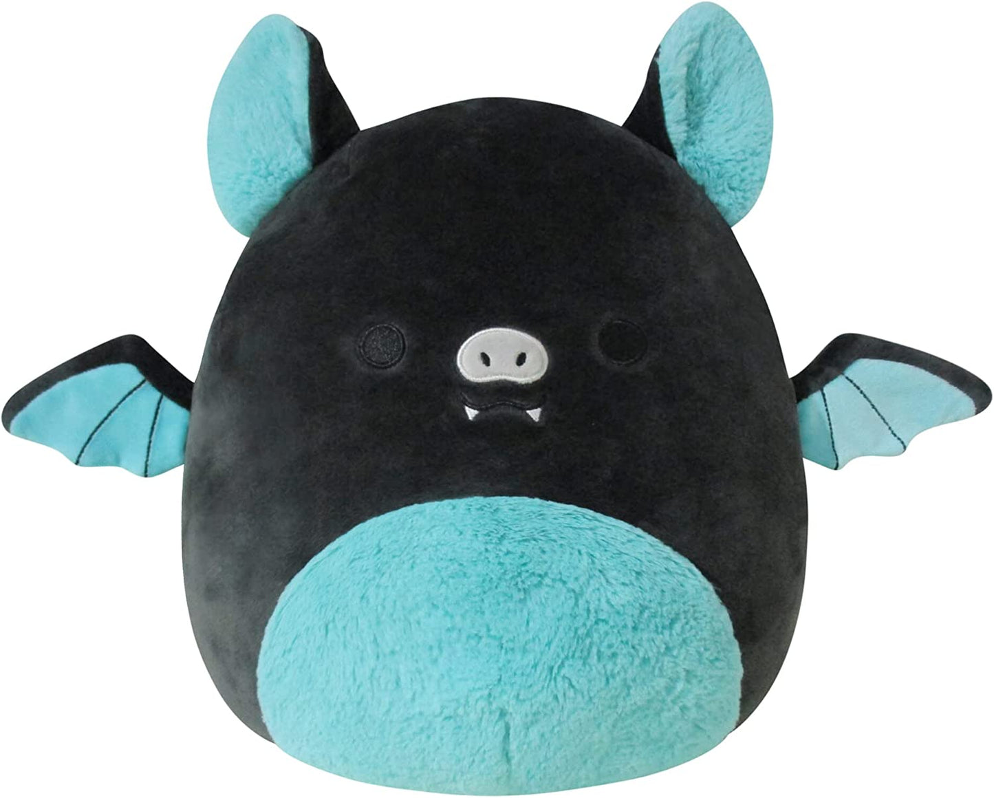 Squishmallows Aldous Teal and Black Fruit Bat 12" Stuffed Plush