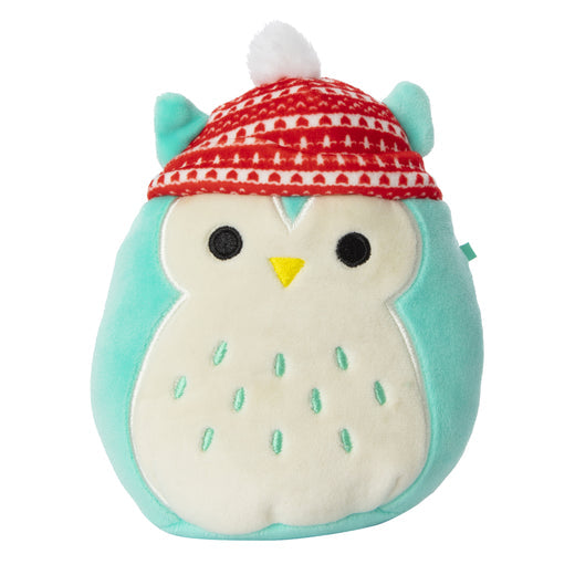 Squishmallows Winston the Owl Wearing Winter Hat 4.5" Stuffed Plush