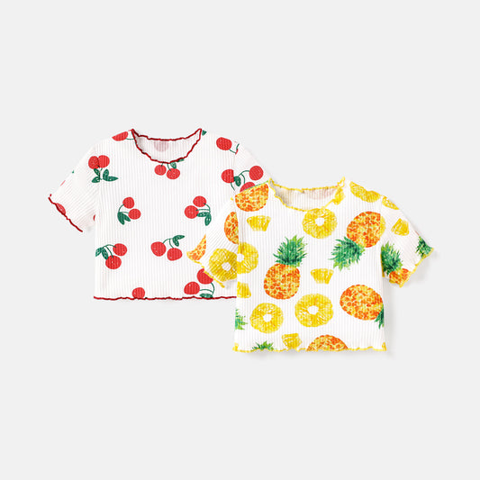 Children Pineapple / Cheery Print Tee