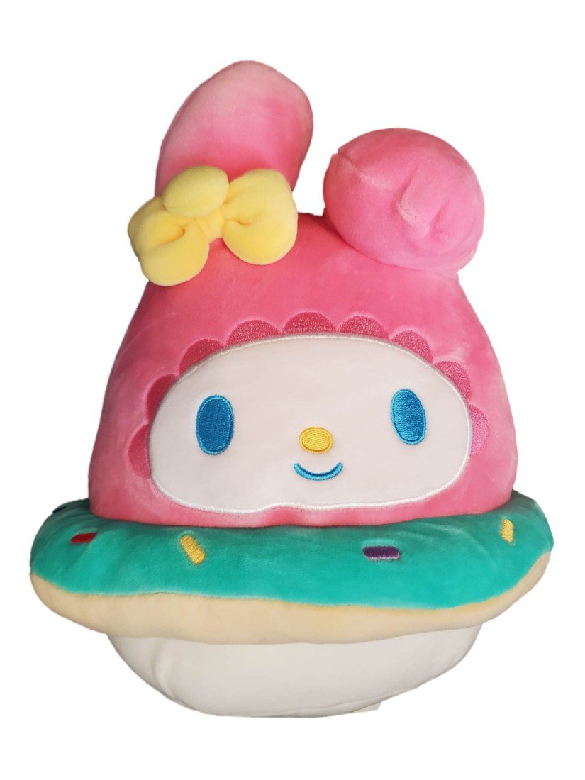 Squishmallows Hello Kitty My Melody with Swim Tube 8" Stuffed Plush