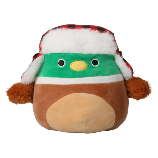 Squishmallows Avery the Mallard Duck Wearing Winter Hat 8" Stuffed Plush