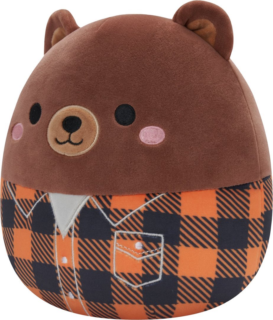 Squishmallows 16" Omar Harvest Squad Brown Bear in Jacket