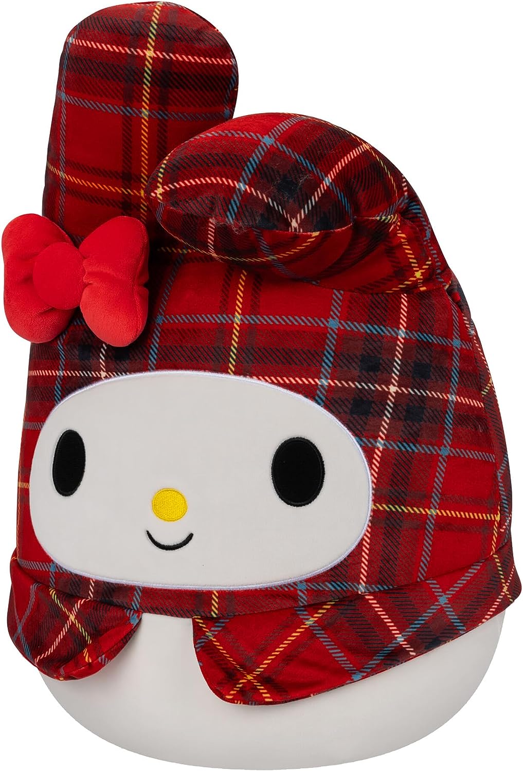 Squishmallows Red Plaid My Melody 6.5" 2023 Sanrio Winter Collection Stuffed Plush