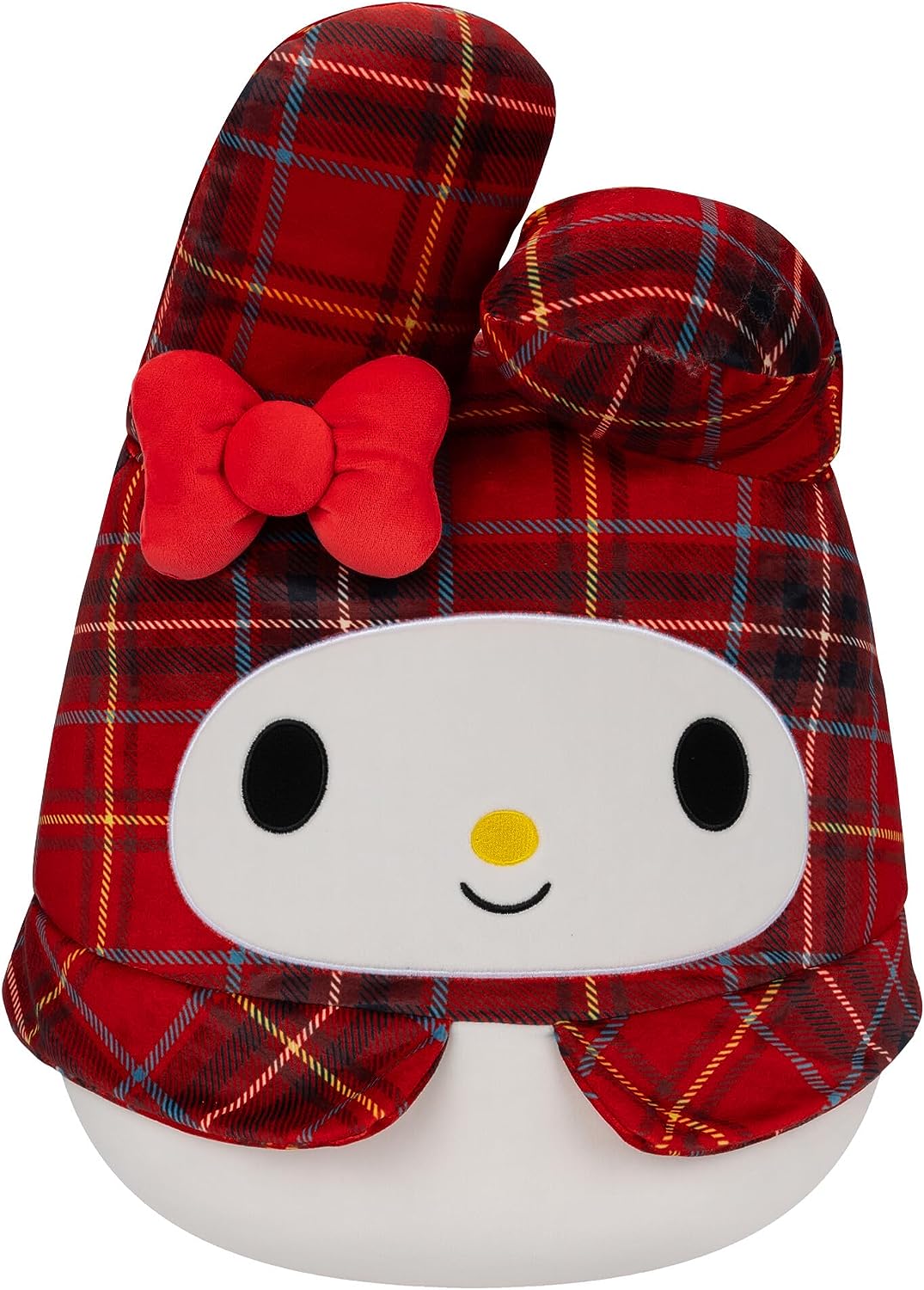 Squishmallows Red Plaid My Melody 6.5" 2023 Sanrio Winter Collection Stuffed Plush