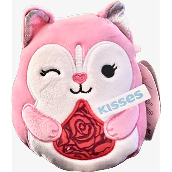 Squishmallows Vanity the Pink Wolf 5" 2023 Valentine's Collection Stuffed Plush