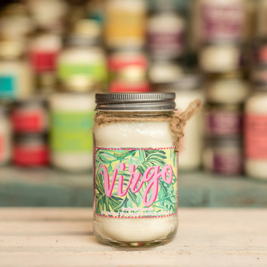 Vintage Virgo Endless Summer Mason Jar - Zodiac Collection