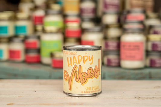 Sun Kissed Happy Vibes Paint Can Candle