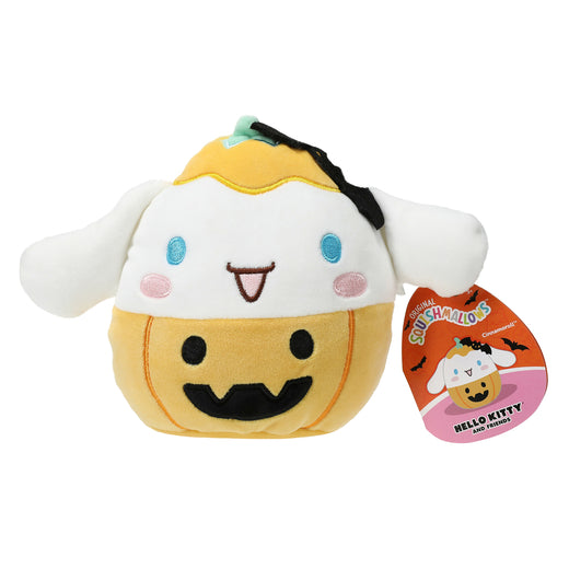 Squishmallows Cinnamoroll Wearing Pumpkin Costume 6.5" 2023 Sanrio Halloween Collection Stuffed Plush