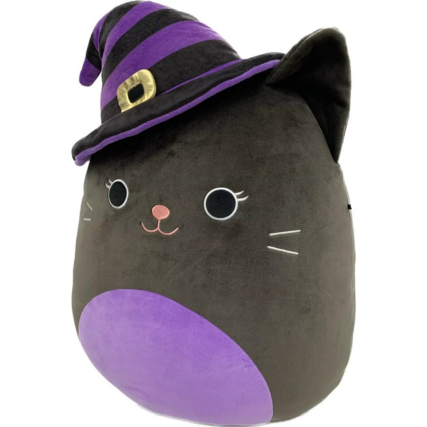 Squishmallows Autumn the Black Cat Wearing Witch Hat 16" 2023 Halloween Collection Stuffed Plush