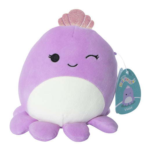 Squishmallows Violet the Purple Octopus 7.5" Stuffed Plush