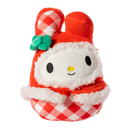 Squishmallows My Melody Wearing Christmas Outfit 6.5" 2023 Sanrio Winter Collection Stuffed Plush