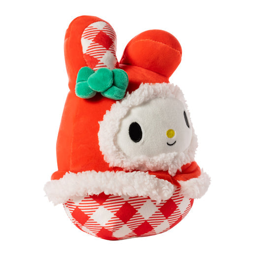 Squishmallows My Melody Wearing Christmas Outfit 6.5" 2023 Sanrio Winter Collection Stuffed Plush