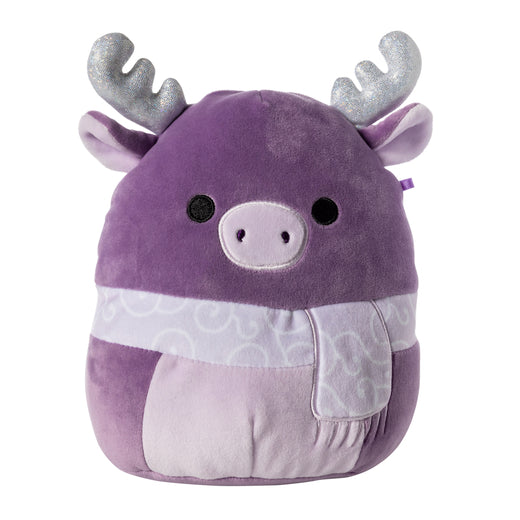 SquisHmallows Markina the Moose Wearing Scarf 7.5" 2023 First To Market Christmas Collection Stuffed Plush