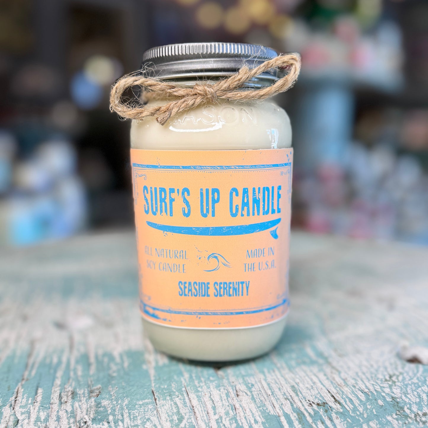 Seaside Serenity Mason Jar Candle - Original Collection