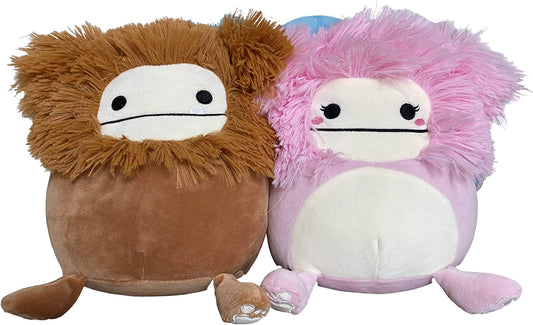 Squishmallows Benny & Brina 8" Valentine's Collection Bigfoot Set 2022