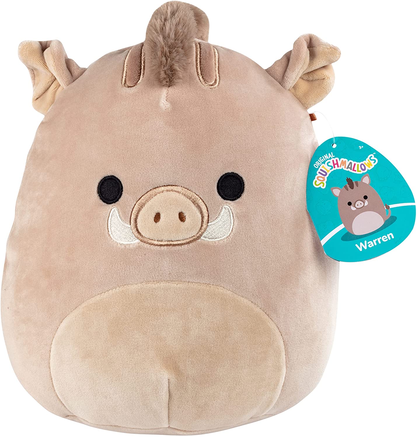 Squishmallows Warren the Boar 8" Stuffed Plush