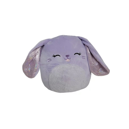 Squishmallows Bubbles the Bunny Blinking Eyes with Sparkly Ears and Fluffy Belly 8" 2023 Easter Collection Stuffed Plush