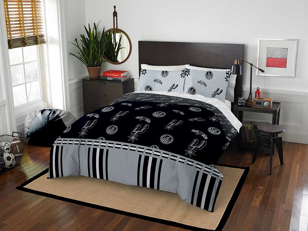 San Antonio Spurs Rotary Bed In Bags - Assorted Size