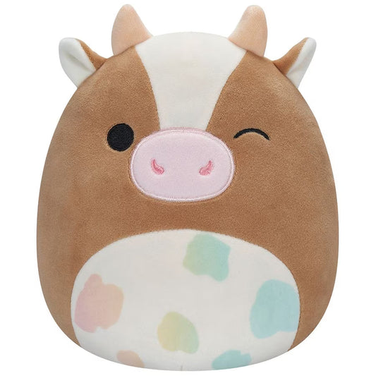 Squishmallows Griella The Cow Winking with Pastel Spotted Belly 5" 2023 Easter Collection Stuffed Plush